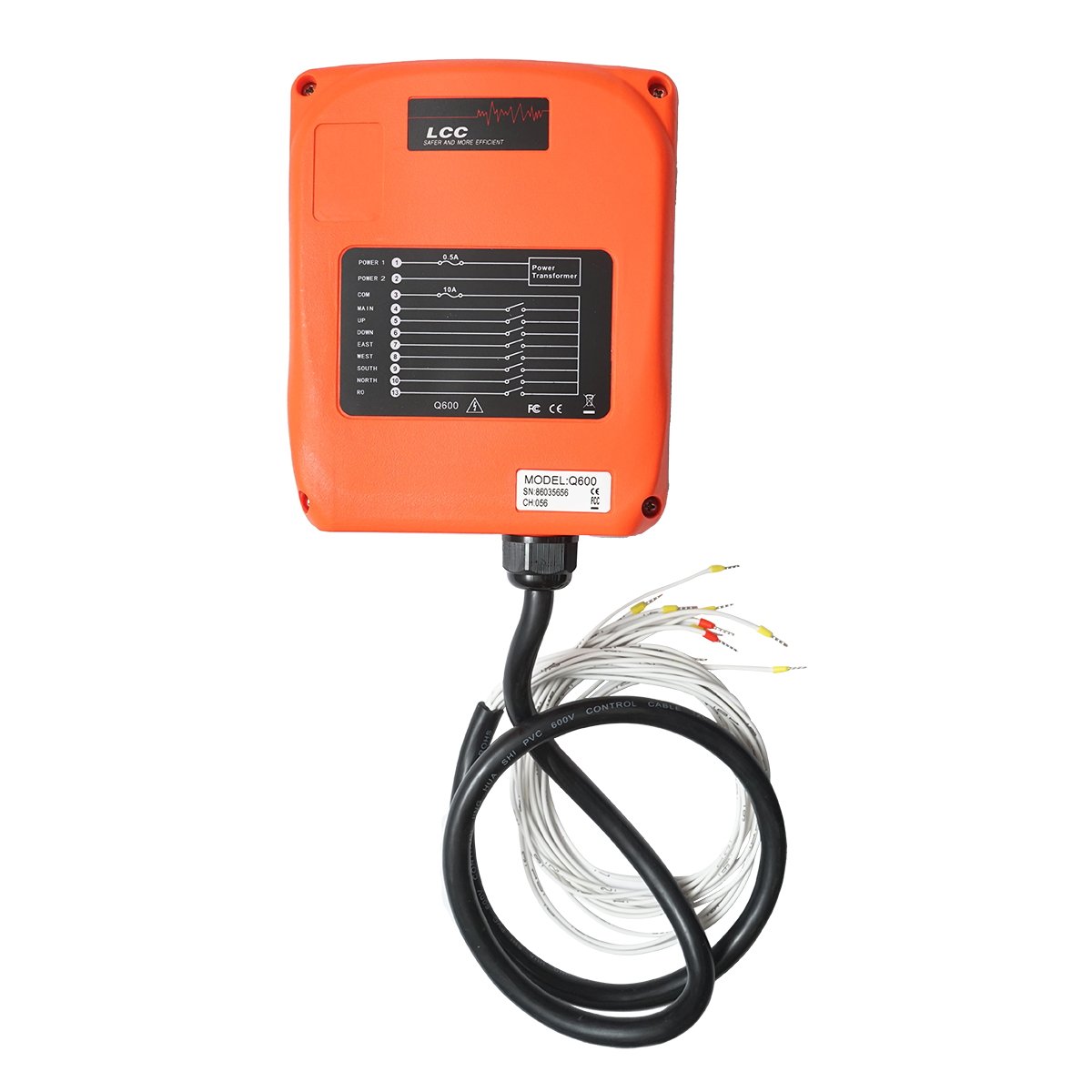 Telecomanda wireless pentru troliu Tractor Forestier cu mecanism de reglarea turatiei motor din telecomanda, fara functia de retinere model Q 12V